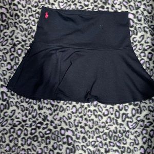 Navy blue polo tennis skirt